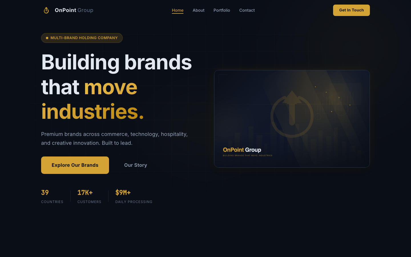 OnPoint Group project preview