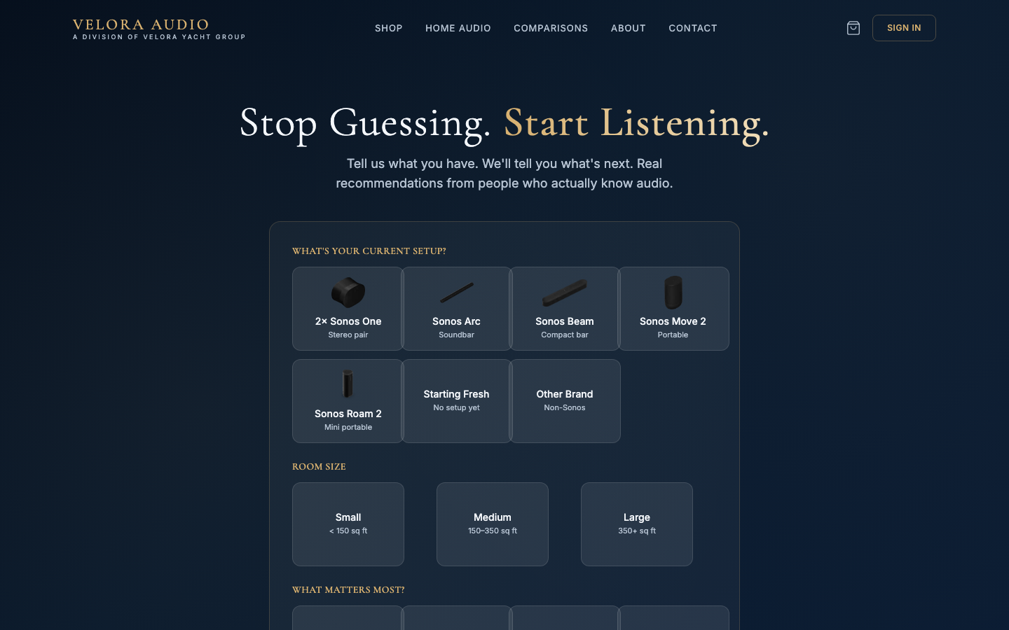 Velora Audio project preview
